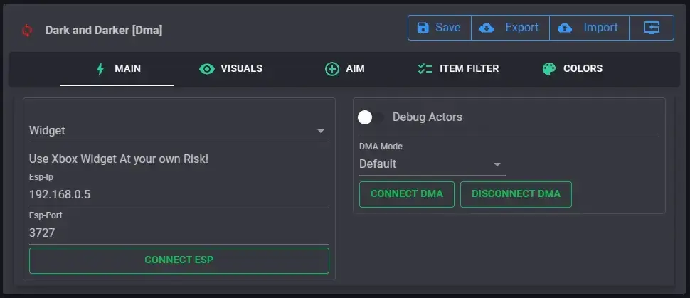 Clutch Dark And Darker DMA — DMA CHEATS screenshot 7